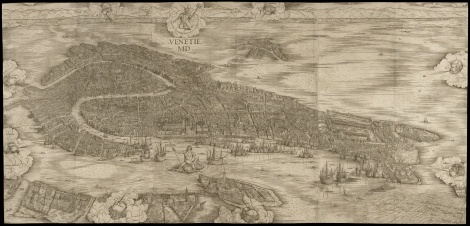 Jacopo de' Barbari, view of Venice 1500